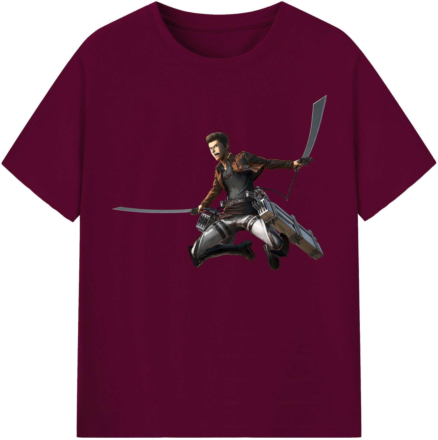 （画像用） 進撃の巨人 Attack on Titan レディースカジュアルプリントTシャツ（綿100％）